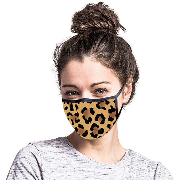 

leopard breathing printed masks breathable reusable face mouth muffle anti dust designer mask 13 styles cca12127 150pcs