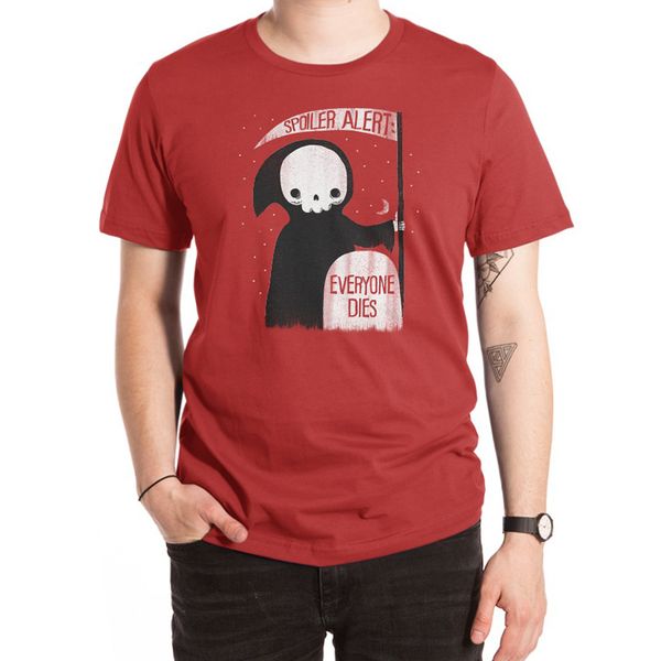 

spoiler alert: t shirt death dead grim reaper morbid dark monsters creatures funny humor sport hooded sweatshirt hoodie