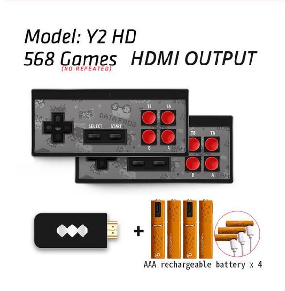 

y2 retro game console support 2 players 568 classic video games usb handheld infrared retro gamepad controller