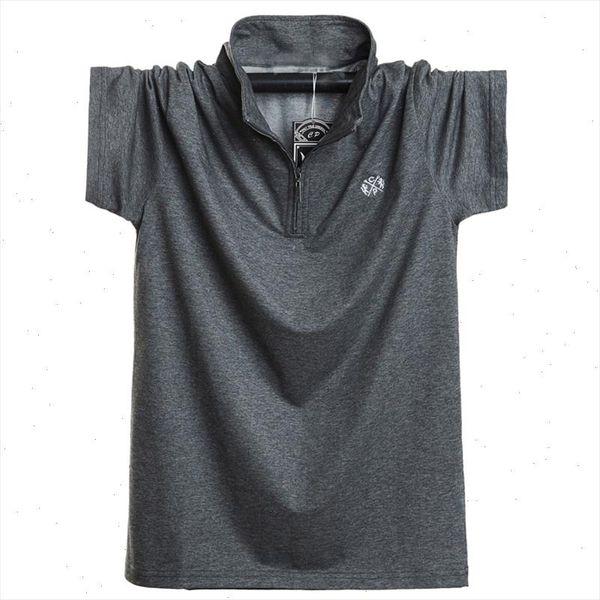 

new 2021 fashion men polo shirt cotton short sleeve summer breathable shirt men cool shirts casual shirts 5xl 6xl plus size, White;black