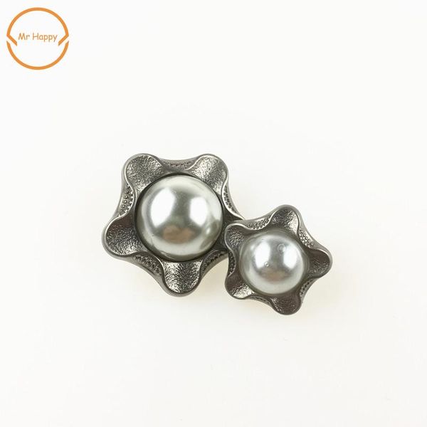 

2pcs lot fashion decorative pearl buttons star shape sewing buttons for coat jacket sweater garment accessories diy wmtlts loveshop01