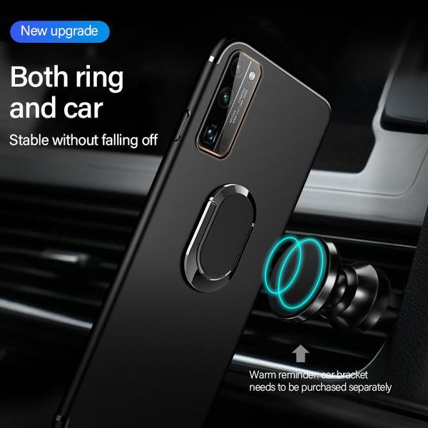 

ultra-thin magnetic holder silicone phone case for huawei honor 10 9 8 p40 p30 p20 lite mate 30 20 pro finger ring sqccfi bdejewelry