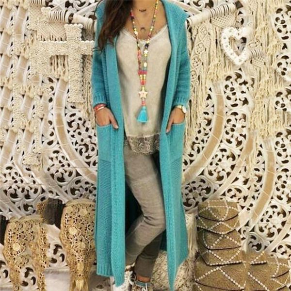 

women winter hooded thick knit cardigan korean chic long cardigan oversize coat sweater women knitted hooded sweater1, White