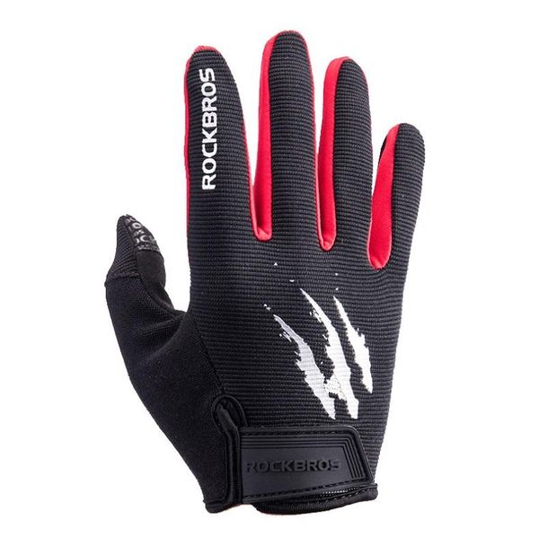 

rockbros сенсорного экран перчатка велосипеда полного finger тактического велоспорт mtb перчатка gel проложенных дышащие противоударные для, Black