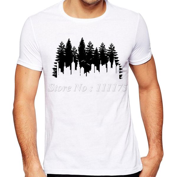 

summer fashion urban forest printed t shirt men's cool design custom hipster tees sport hooded sweatshirt hoodie
