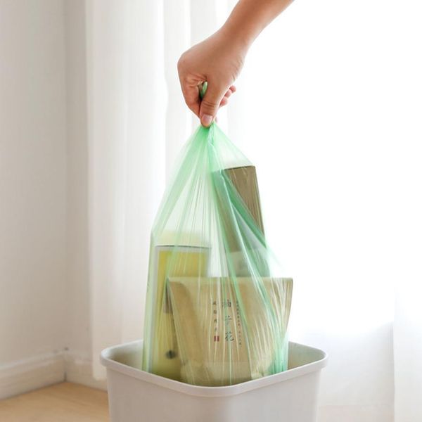 

1 rolls garbage bags single color thick convenient environmental cleaning waste bag plastic trash bags small garbage b sqcjqi