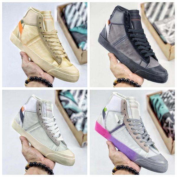 

2021 orange black blazers mid grim reepers running shoes stripe cavans the ten prestro basketball shoes, White;red