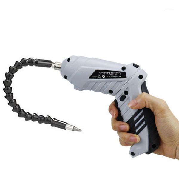 

mini electric screwdriver operated cordless screw driver drill tool set two-way switch 3.6v rechargeable electric screwdriver1