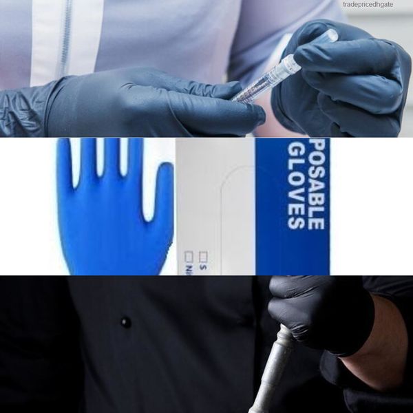 

factoryj216gloves 100pcs/lot disposable latex nitrile rubber glove protective pvc safet o09l