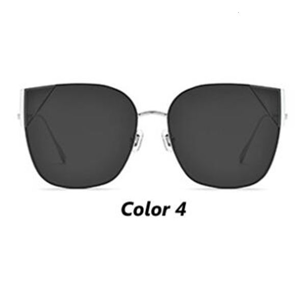 

2021 new titanium alloy cat women sunglasses uv400 driving glasses 4 colors come with box 68m0, White;black