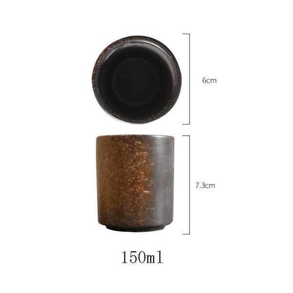 

chanshova 150 и 200мл китайский стиль ретро ручной работы цвет глазури высокой температуры обжига керамические чайная фарфоровая чашки чая h