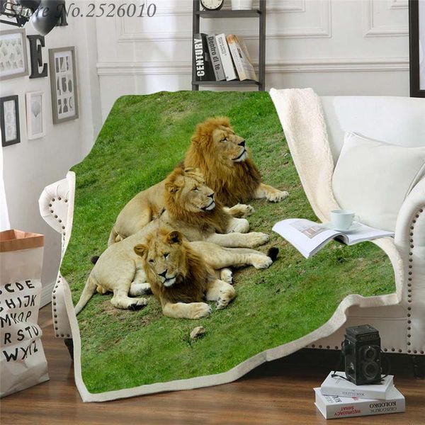 

blankets throw blanket tiger lion leopard 3d velvet plush bedspread for kids girls sherpa couch quilt cover travel 14
