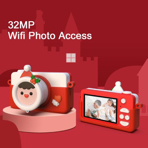 

snowman baby kids digital camera mini toy for kids girls pgraphic camera video christmas brithday new year gift