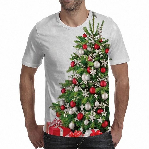 

men's t shirt 3d print graphic holiday plus size round neck daily holiday print short sleeve elegant exaggerated white o8zm#, White;black