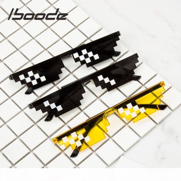 

style sun glasses life polygonal thug men bits mosaic masculine 8 sunglasses pixel funny women glass mtjhg