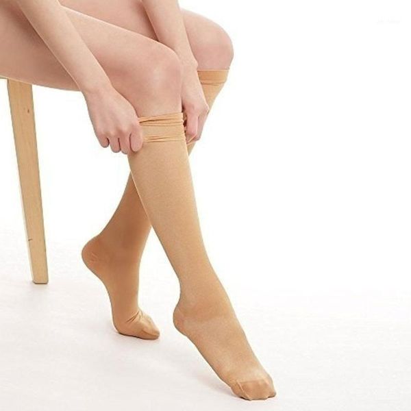 

one pair knee high graduated compression one pair stocking knee high graduated compression stockings1, Black