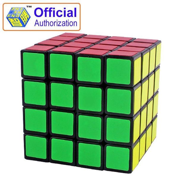 Zauberwürfel 4x4x4 6 cm Vollverschluss Hochfehlertolerant Nicht-Kartenwinkel Geschwindigkeitspuzzle Cubo Magico Rubic Cube H jllPTV