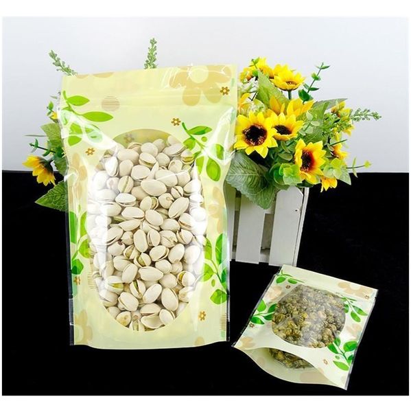 

green printing lovely plastic bag food storage bag plastic packaging bag zipper sna jllcqz fight2010