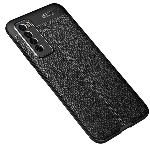 

for huawei nova 7 litchi texture tpu shockproof case