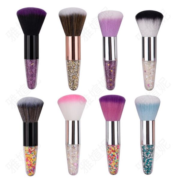 

makeup brushes 3y minimum 10 brush can private label custom logo if meet wholesale cosmetics single conical transparent handle