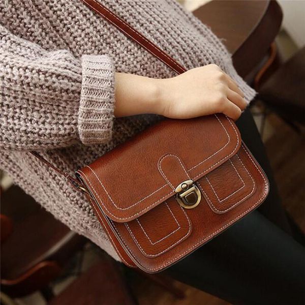 

6 colours women bag ladies retro shoulder bag messenger mobile phone small