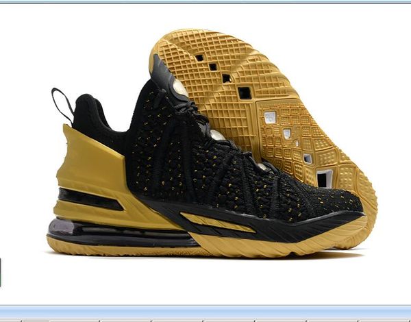 

2020 high 18s black gold meshes flynitting breathable shoes outdoor shoes men shoes size 40-47