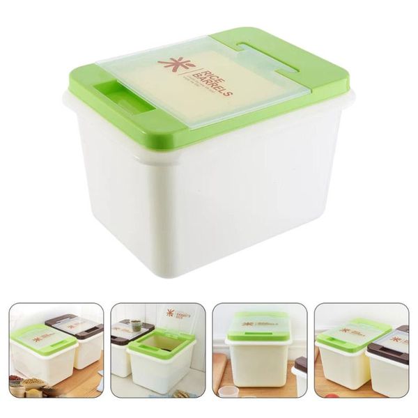 

storage bottles & jars 1pc 10kg moistureproof sealed rice box home kitchen
