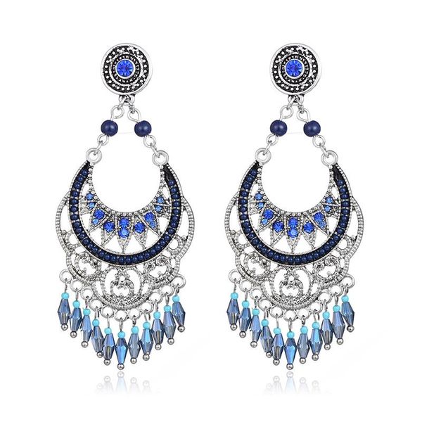 

drop earrings for women fashion jewelry 2020 women accessories jewelry ethnic bohemia big earrings brincos, Silver