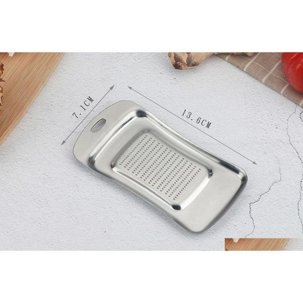 

kitchen gadgets stainless steel ginger press crusher mini garlic grater slicer wasabi chopper cutter jllnkh lottery2010