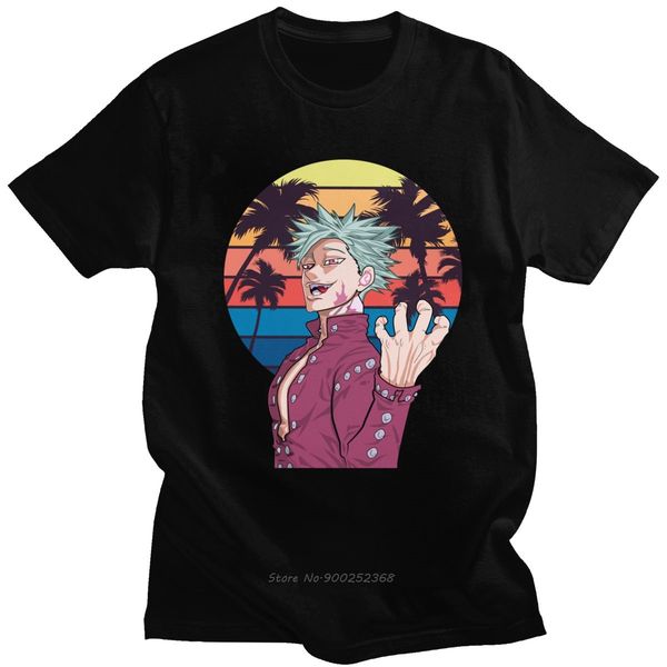 

vintage japanese manga seven deadly sins men short sleeve nanatsu no taizai sin of greed ban tee hoodie designers t shirts sweatshirt