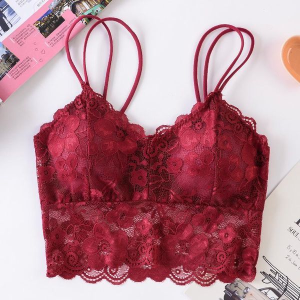 

2020 elastic joint bralette lingerie bra clothes making wireintimate female size bra red black white1