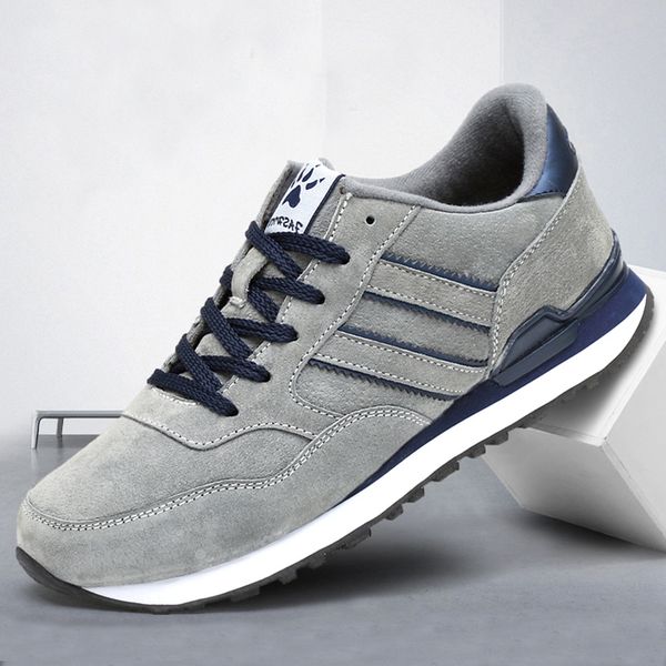 

2020 artificial leather men causal shoes male spring men casual light shoes sneakers lac-up flats breathable outdoors sapato c1019, Black;white