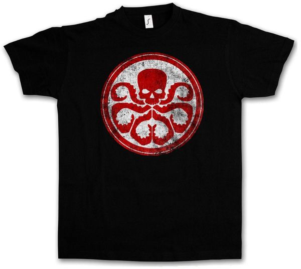 

hydra vintage logo ii nick agent shield fury comic movie fashion o neck homme create sport hooded sweatshirt hoodie men t shirt