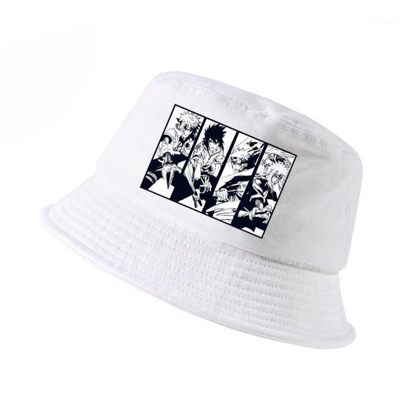 

anime naruto uchiha bucket hat cosplay hat akatsuki printing spring summer women men sun kapelusz fisherman1, Blue;gray