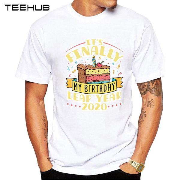 

teehub мужская мода новый день рождения торт дизайн с коротким рукавом футболка прохладный printed топы hipster tee рубашки спорта с капюшон