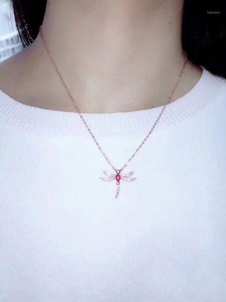 

pendant necklaces dragonfly bracelet jewelry s925 sterling silver for women fashion christmas birthday valentine's day party gift1