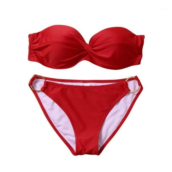 

2018 new arrival women swimwear push-up padded bra swimsuit beachwear jan 311, Red;black