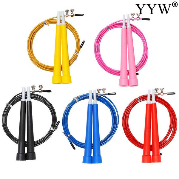 

jump ropes jumprope skipping rope adjustable nylon jumping speed crossfit fitness equipment for home gym workout