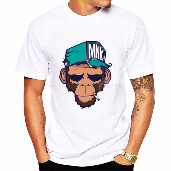 

smoking monkey punk men breathable comfort man short sleeve plus size homme hoodie designers t shirts sweatshirt