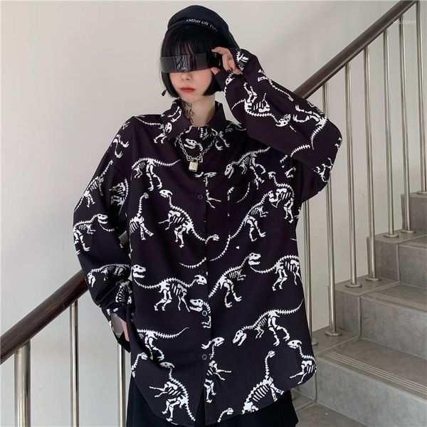 

ulzzang harajuku spring autumn shirts women's clothing korean style fashion oversize vetement femme blouses chiffon ins1, White