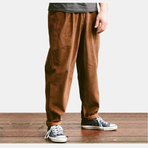 

european and america style men's casual pants straight tlbe solid color button casual fashion fit spring autumn male trousers1, Black