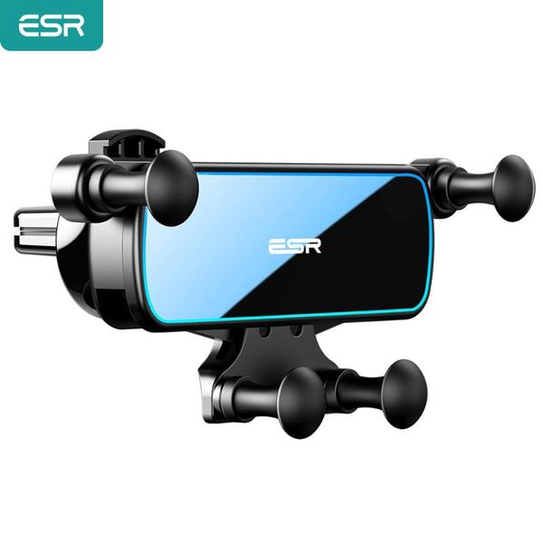 

esr gravity car phone holder shockproof stand for universal phone car use air vent clip mount support holder