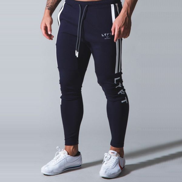 

new jogging pants men sport sweatpants running pants men joggers cotton trackpants slim fit pants bodybuilding trouser 20ck10 c1001, Black