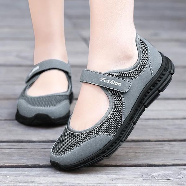 

women shoes breathable mesh platform sneakers women slip on soft ladies casual shoes woman flats, Black