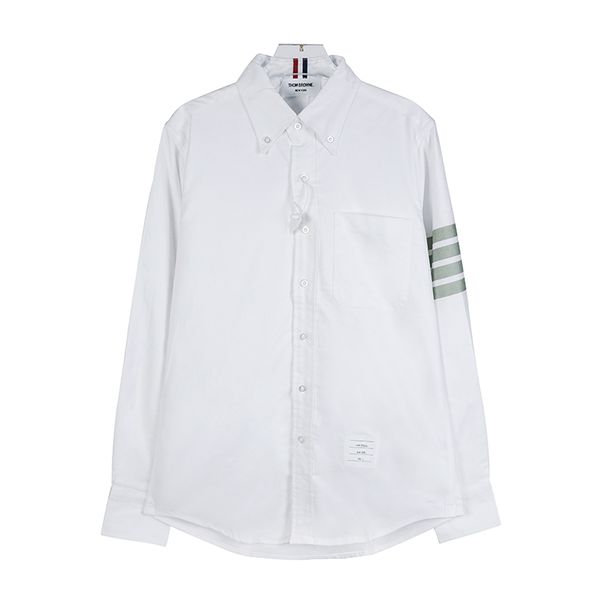 

green striped shirt with sleeves, White;black