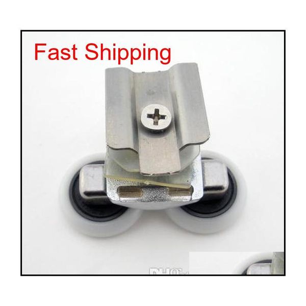 

2pcs shower door rollers runners 26mm double-wheeled replacement adjusted sliding shower door roll qyloqr toys2010