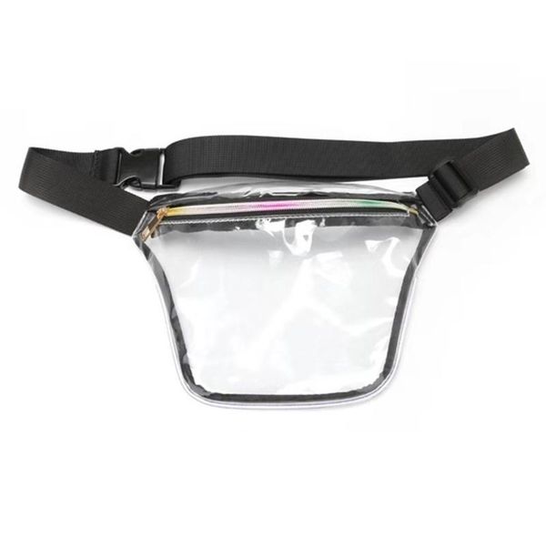 

women crossbody pouch single shoulder beach multifunctional mountaineering waist bag walking pvc transparent travel fashion