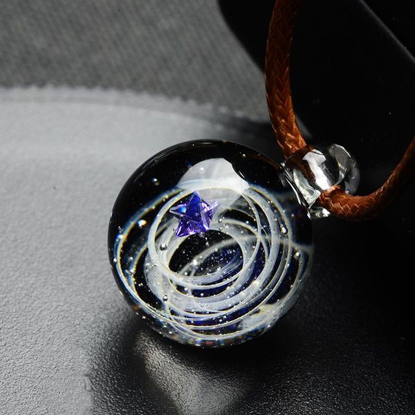 

boeycjr вселенная star moon бисер planets ожерелье galaxy rope chain solar system design ожерелье для женщин, Silver
