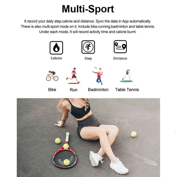 

smart wristband, temperature detection, heart rate and blood prsure monitoring, health