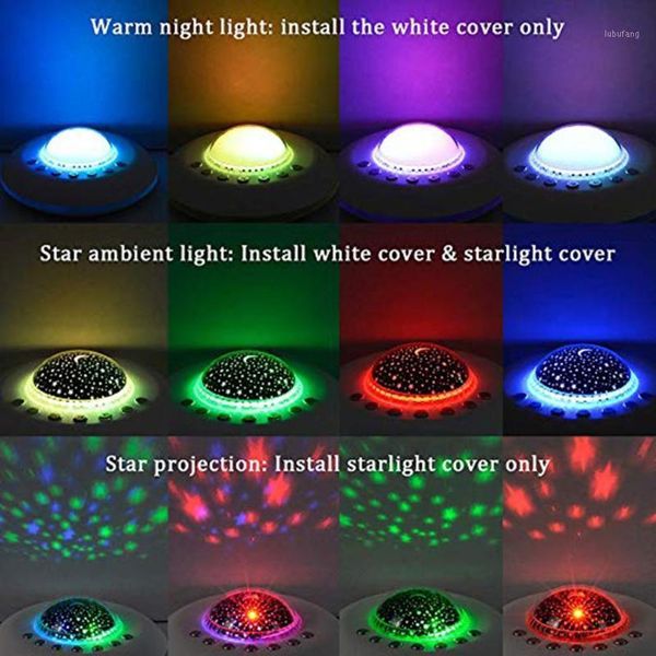 

white noise machine night light starry ambient light usb portable sound machine for kids hifi nature sounds projection lamp1